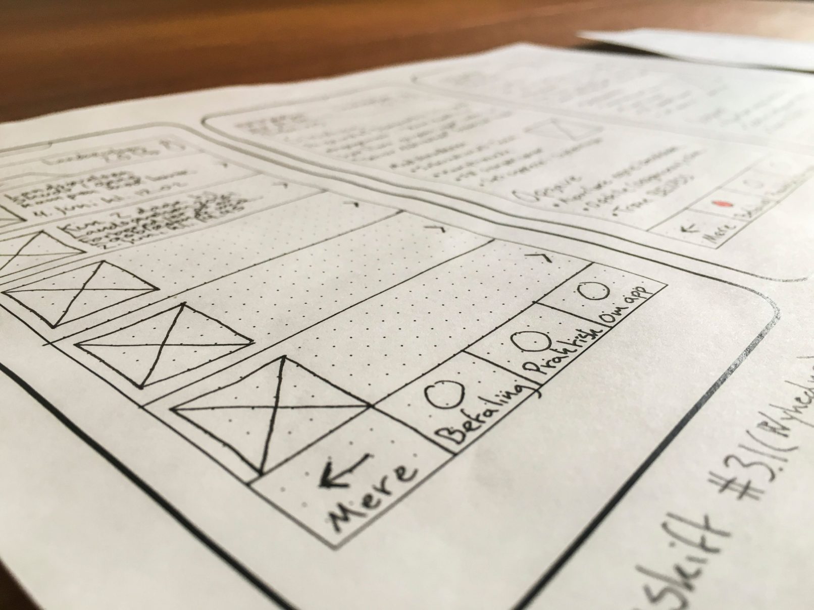 Hjemmeværnet App Sketches 3
