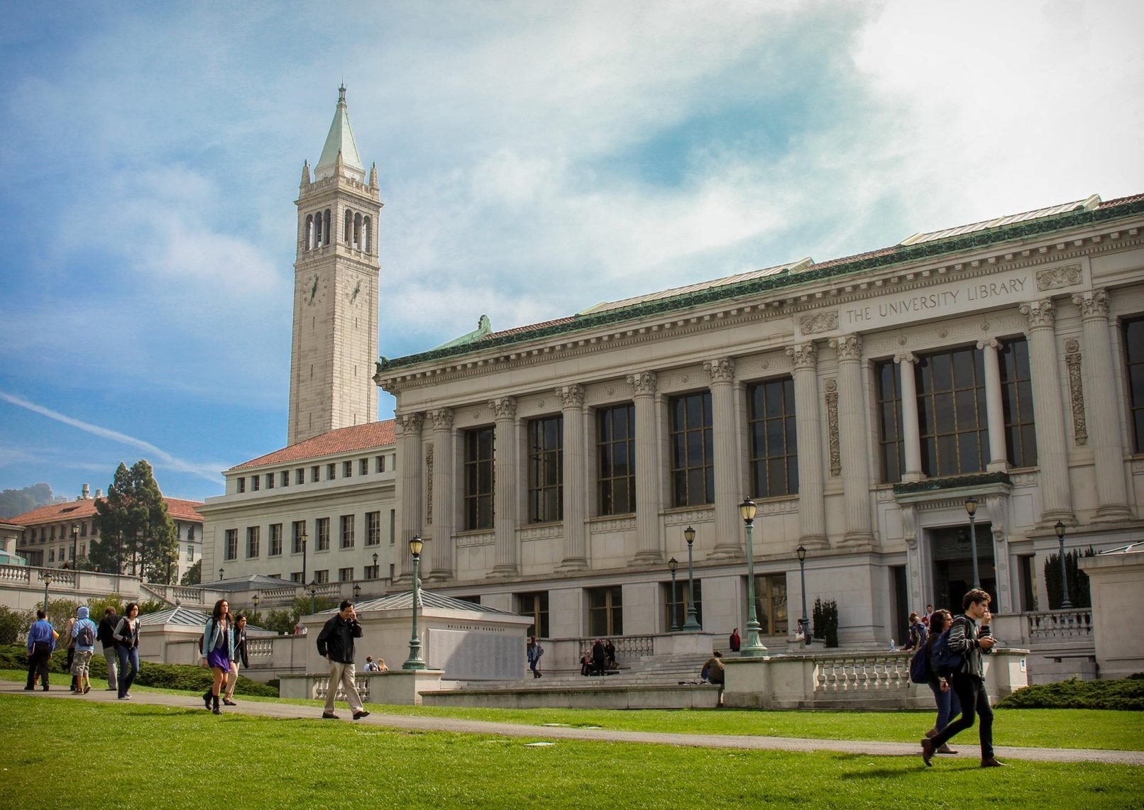 Outside Doe Library