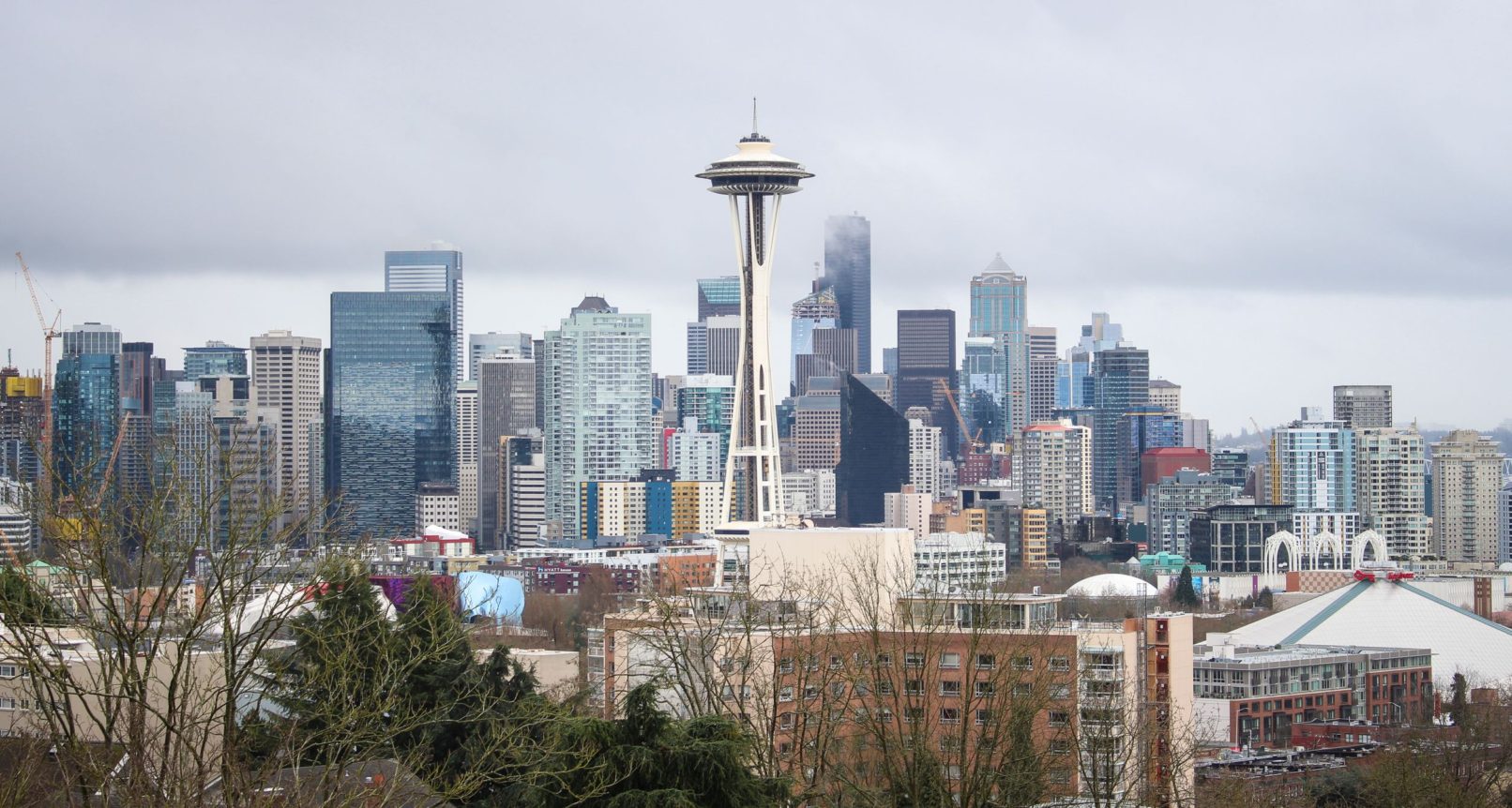 Seattle in Clouds