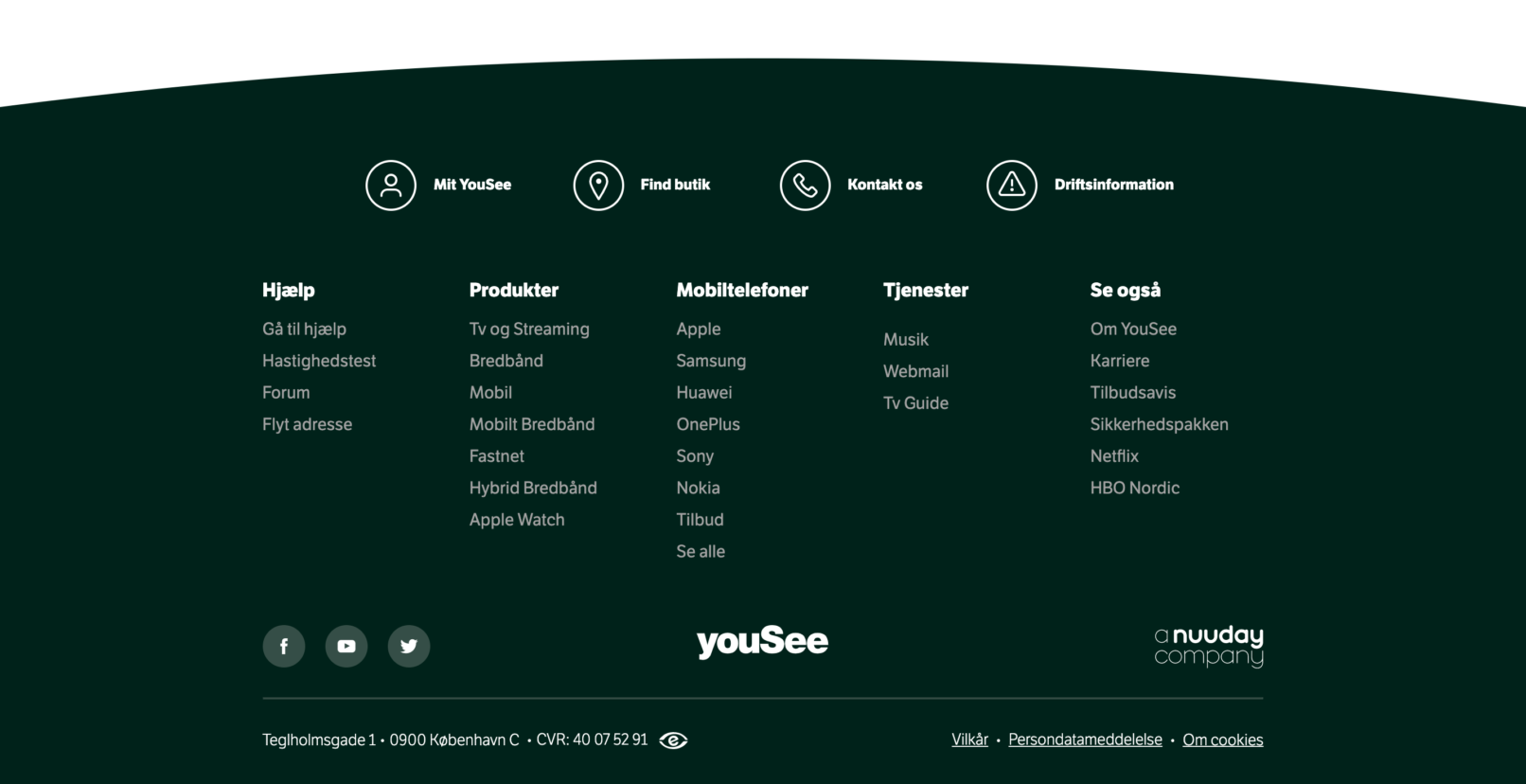 Footer Desktop Implementation