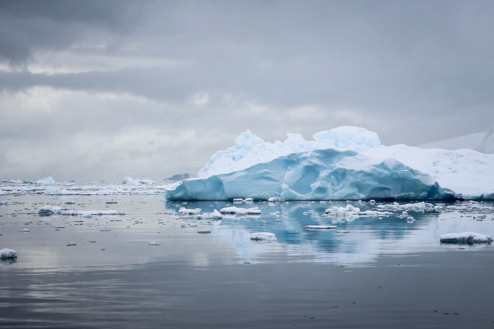 Iceberg in Clouds