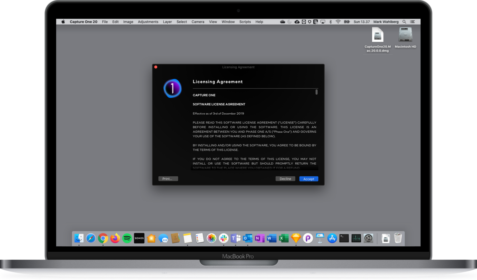 Capture One Onboarding Reskinned EULA