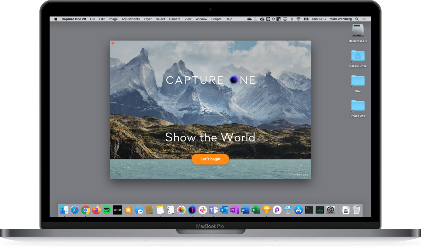 Capture One Onboarding Step 1