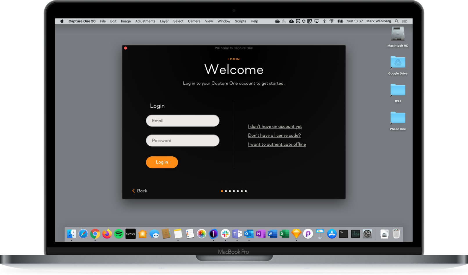 Capture One Onboarding Step 2