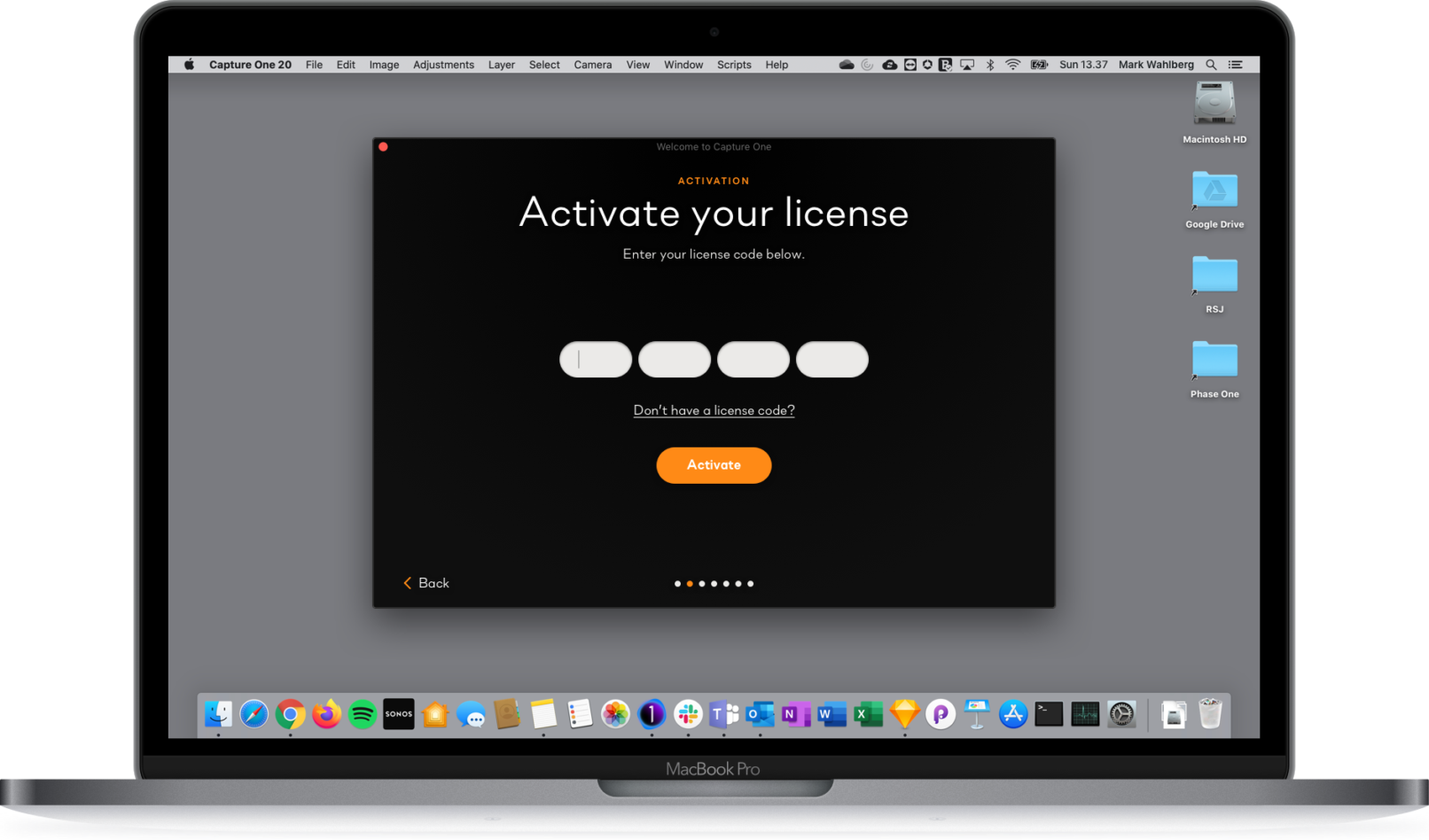 Capture One Onboarding Step 3